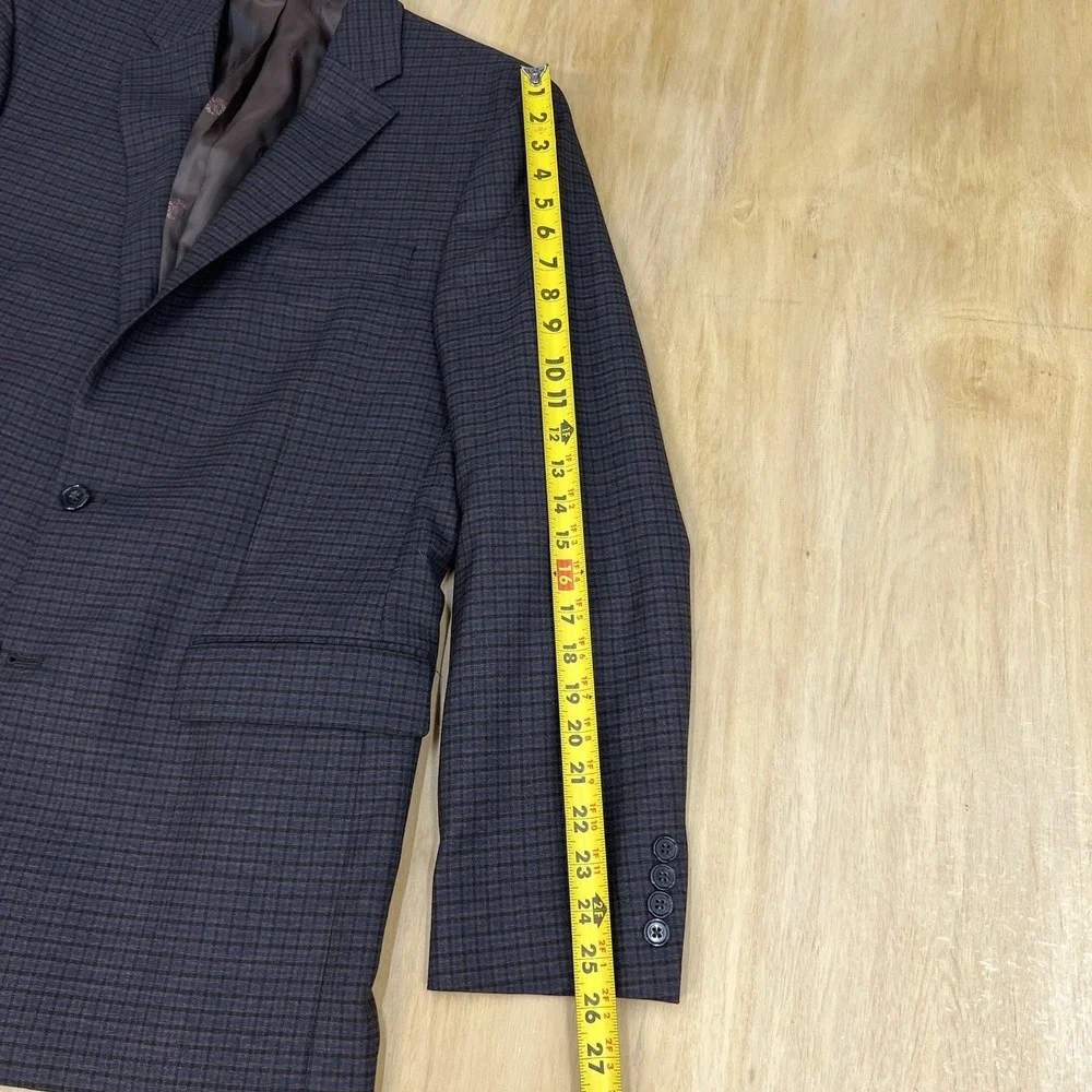 Lauren Ralph Lauren Blazer Sport Jacket Mens 42L Long Polyester Blend‎ Stretch - Picture 7 of 11
